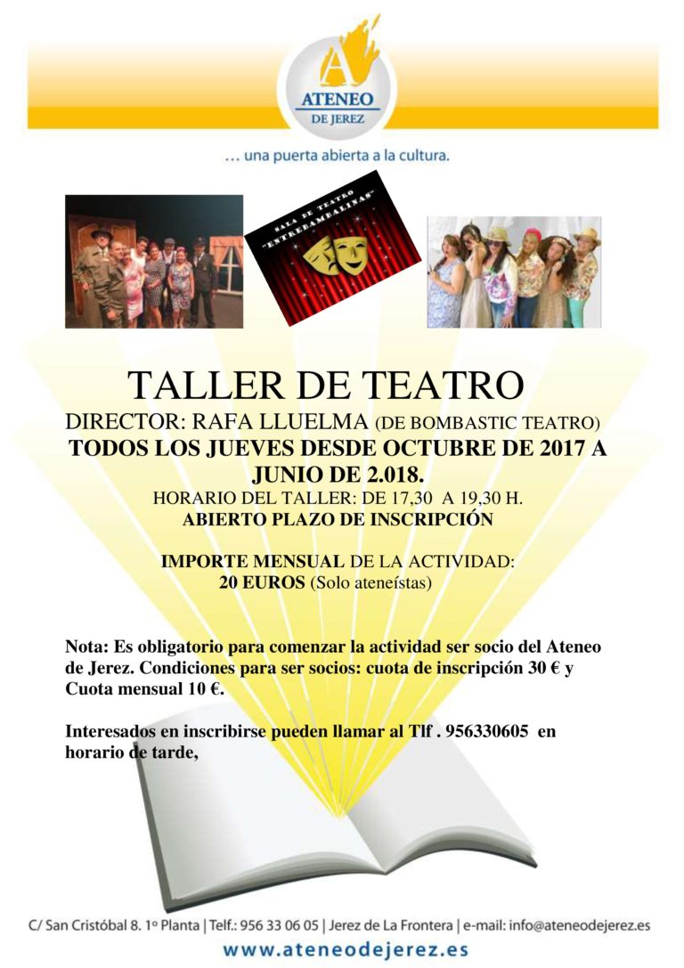 Taller de Teatro en el Ateneo de Jerez
