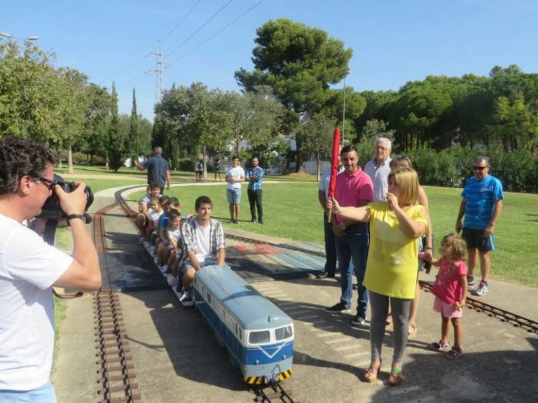 Reestreno del tren lúdico del Parque de Vallesequillo I