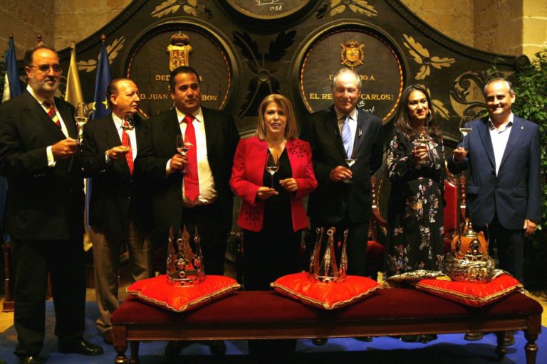 Acto de presentación de los Reyes Magos 2017 en González Byass