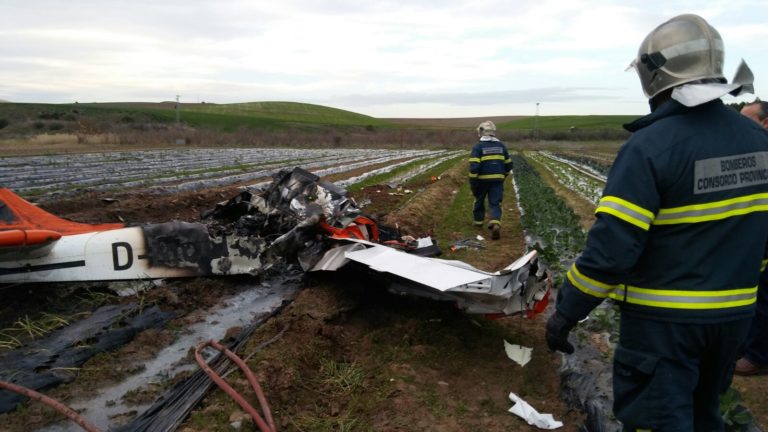 Un fallecido y un herido grave en un accidente de avioneta en Villamartín