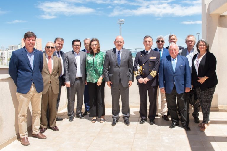 La CEC recibe la visita del almirante de la Flota de la Armada Española