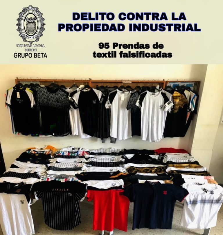 El 092 interviene cerca de un centenar de prendas falsificadas en el mercadillo de La Plata