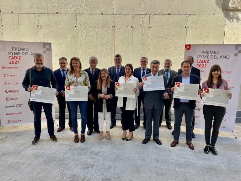 Entrega de los Premios Pyme Cádiz 2021 en la Cámara de Comercio.