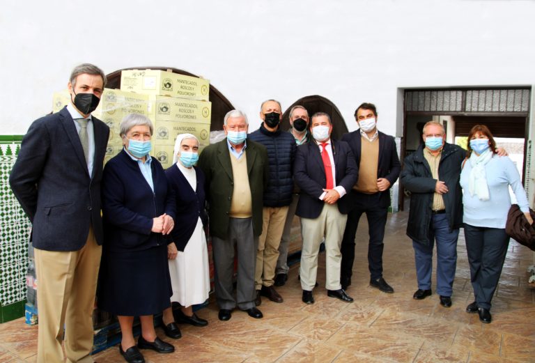 Gesto solidario de los empresarios del Parque Empresarial de Jerez con el Comedor de El Salvador