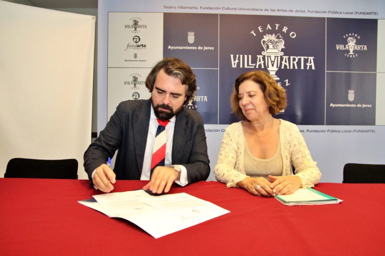 TEATRO VILLAMARTA Y ROTARY JEREZ INTERNACIONAL FIRMAN UN CONVENIO PARA PROMOCIONAR LA ÓPERA Y PROPICIAR ACCIONES SOCIALES