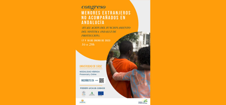 El Congreso ‘Menores Extranjeros no Acompañados en Andalucía’ se celebrará los próximos días 17 y 18 en el Campus de Jerez