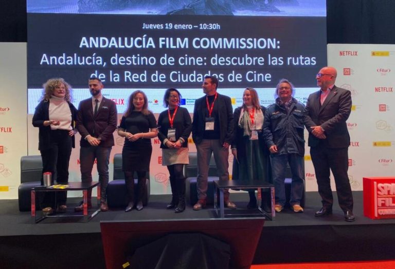 El Ayuntamiento participa en la presentación de las Rutas de Cine por Andalucía en Fitur